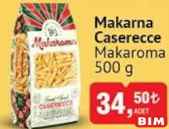 MAKAROMA MAKARNA CASERECCE 500 G